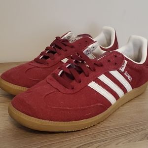 Adidas Burgundy Hemp Samba